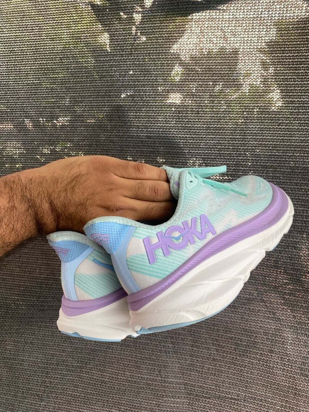 Hoka One One Clifton 9 Low Sunlit Ocean Lilac Mist - Picture 3 of 7